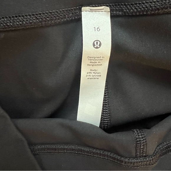 Lululemon Wunder Under High-Rise Tight 28" *Full-On Luxtreme, size 16, black - Picture 3 of 7